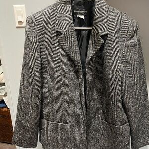Requirements Monochrome Herringbone Jacket